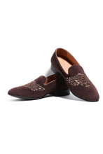 Load image into Gallery viewer, Luxe Crowned Elegance Slip-ons