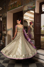 Load image into Gallery viewer, Green lehenga set