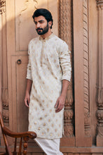 Load image into Gallery viewer, Banarsi Cord Embroidery Chanderi Silk Kurta
