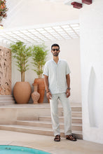 Load image into Gallery viewer, Beige-Stripes-Coord-Set