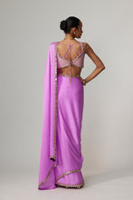 Load image into Gallery viewer, MAUVE SAREE SET