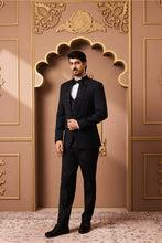 Load image into Gallery viewer, BLACK TUXEDO VEST PANT