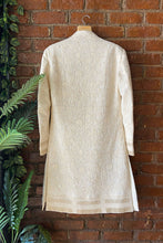 Load image into Gallery viewer, Ivory Thread Work Sherwani Jacket Set