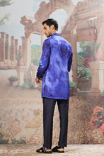Load image into Gallery viewer, Indigo Gleam Sequin Embroidered Print Kurta Set