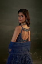 Load image into Gallery viewer, Midnight Blue Lehenga Choli Set