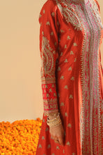 Load image into Gallery viewer, Amayah - Long A-line Jacket with Pant and Dupatta