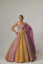 Load image into Gallery viewer, MUSTARD MULTICOLOR CORSET SKIRT WITH DUPATTA SET