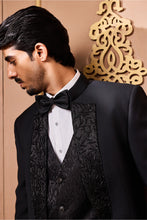 Load image into Gallery viewer, BLACK TUXEDO VEST PANT