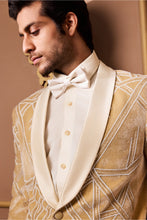 Load image into Gallery viewer, GOLD TUXEDO JACKET WITH PANT