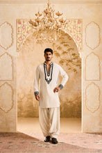 Load image into Gallery viewer, EMBROIDRED WHITE KURTA PATIYALA SALWAR