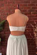 Load image into Gallery viewer, Mint sequin work jacket and pant set