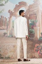 Load image into Gallery viewer, Ivory Muse Open Embroidered Indo-Western Set