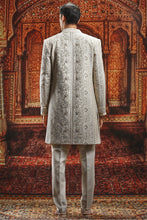 Load image into Gallery viewer, Ivory Sherwani with Dabka Pitta Embroidery