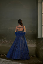 Load image into Gallery viewer, Midnight Blue Lehenga Choli Set