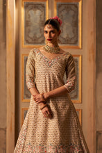 Load image into Gallery viewer, Blush Pink Raw Silk Double Dupatta Lehenga Set