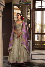 Load image into Gallery viewer, Green lehenga set