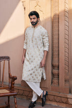 Load image into Gallery viewer, Banarsi Cord Embroidery Chanderi Silk Kurta