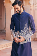 Load image into Gallery viewer, Abstract Design Embroidered Bundi Set