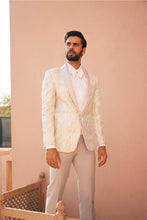 Load image into Gallery viewer, Pristine Whiteness Hand Embroidered Ceremonial Tuxedo
