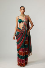 Load image into Gallery viewer, CRANBERRY MULTICOLOR SAREE