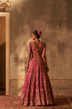 Load image into Gallery viewer, Rani Raw Silk Double Dupatta Lehenga Set