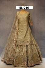 Load image into Gallery viewer, Blush Pink Raw Silk Double Dupatta Lehenga Set