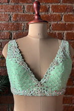 Load image into Gallery viewer, Green gota work lehenga set