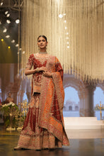 Load image into Gallery viewer, Sehrish - Short Kurta with Sharara and Dupatta