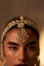 Load image into Gallery viewer, Green Raw Silk Double Dupatta Lehenga Set