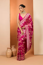 Load image into Gallery viewer, PINK SAREE SET
