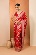 Load image into Gallery viewer, RED SAREE SET