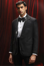 Load image into Gallery viewer, Black Panel-Embellished Hotfix Tuxedo