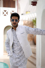 Load image into Gallery viewer, Ajrakh Block Printed Embroidered Kurta Bundi Set