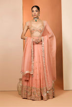 Load image into Gallery viewer, Orange lehenga set