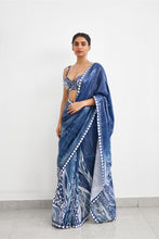 Load image into Gallery viewer, Swirl Sequence Saree