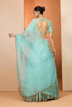 Load image into Gallery viewer, Blue lehenga set