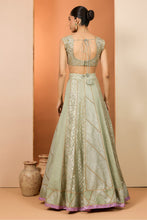 Load image into Gallery viewer, Green lehenga set