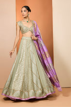 Load image into Gallery viewer, Green lehenga set