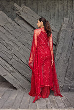 Load image into Gallery viewer, Crimson Red Sharara set