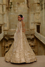 Load image into Gallery viewer, Gold Lehenga Set