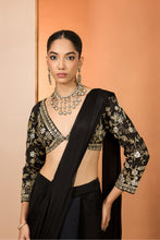 Load image into Gallery viewer, Viscose chiffon pre draped saree