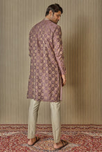 Load image into Gallery viewer, Chakra SymphonyA Jacquard Silk Print Motif Kurta