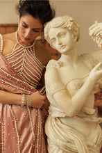 Load image into Gallery viewer, Pearl Rose saree