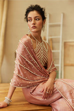 Load image into Gallery viewer, Pearl Rose saree