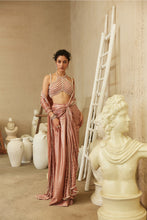 Load image into Gallery viewer, Pearl Rose saree