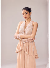 Load image into Gallery viewer, Hiley Halterneck peplum Sharara