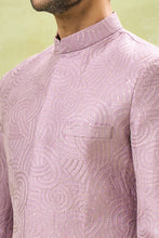 Load image into Gallery viewer, Purple Embroidered Achkan Set