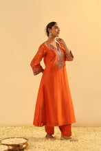 Load image into Gallery viewer, Alima - Long A-line Chauga with Salwar