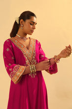 Load image into Gallery viewer, Alima - Long A-line Chauga with Salwar