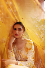 Load image into Gallery viewer, YELLOW EMBROIDERD SUIT